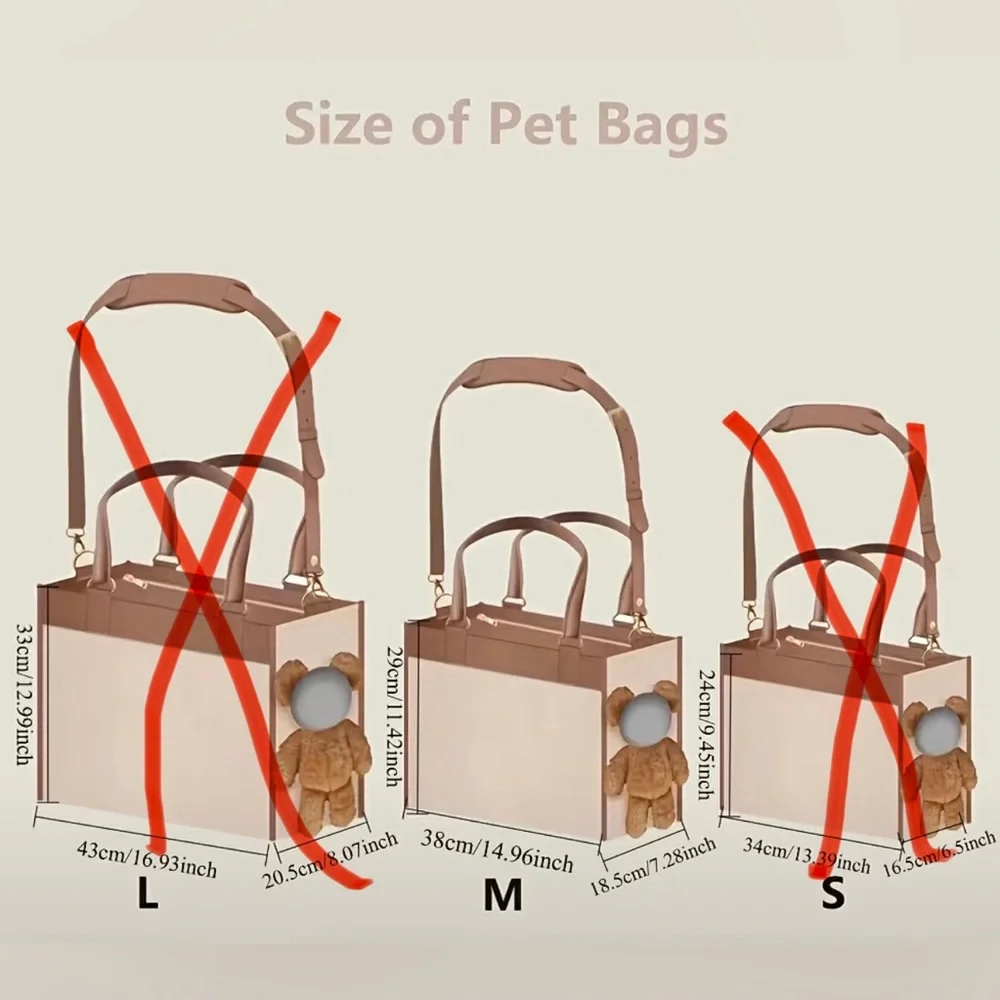 Brown and Cream Pet Carrier